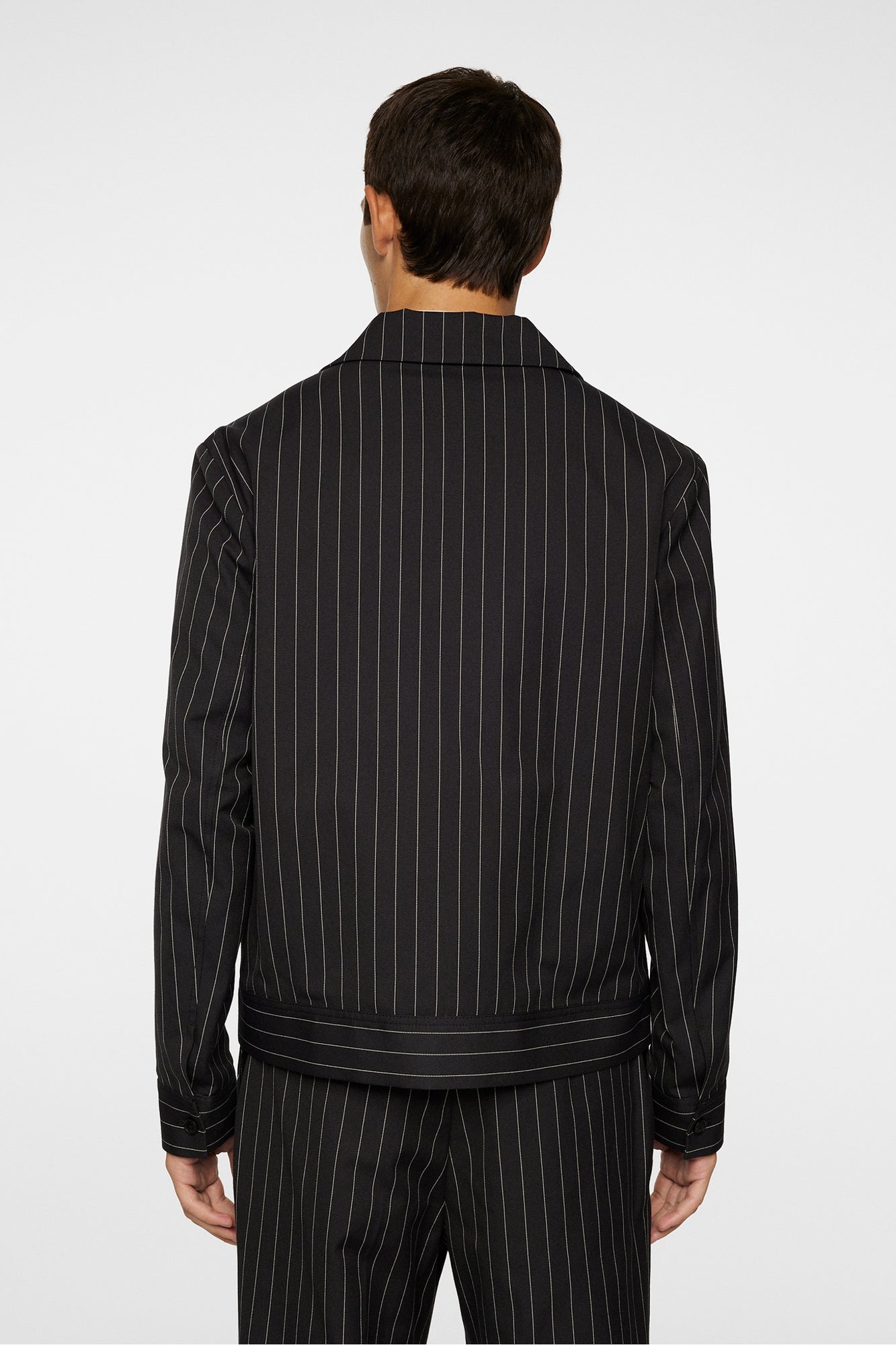 Men | Parke Pin Stripe Jacket | Black