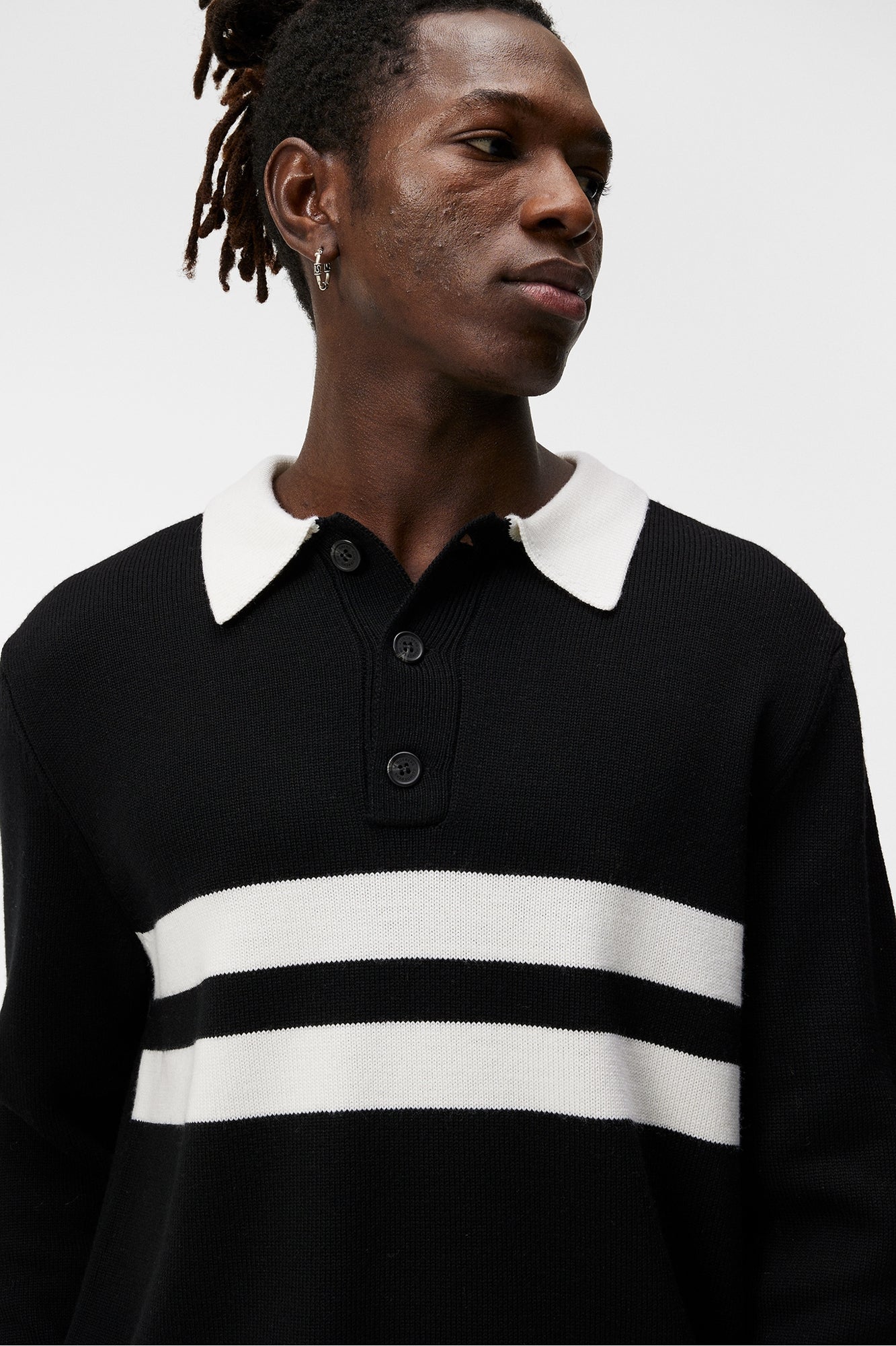 Men | Patrik Rugby Knit | Black