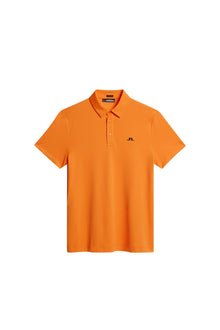 Men | Peat Regular Fit Polo | Persimmon Orange