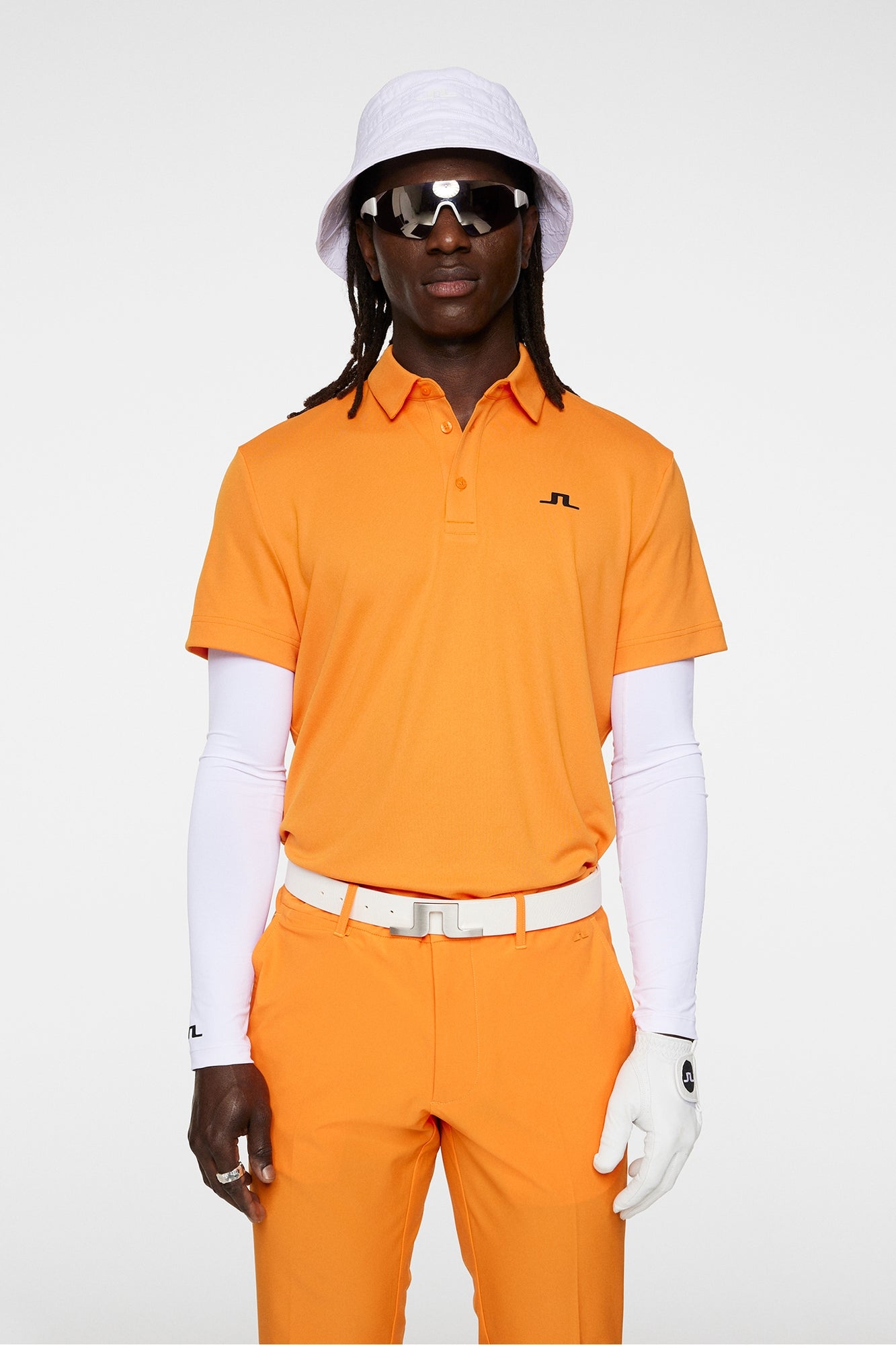 Men | Peat Regular Fit Polo | Persimmon Orange