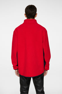 Men | Peter Pile Jacket | Barbados Cherry