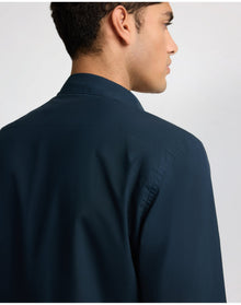 Men | Poplin Long Sleeve Button Down Shirt | Midnight