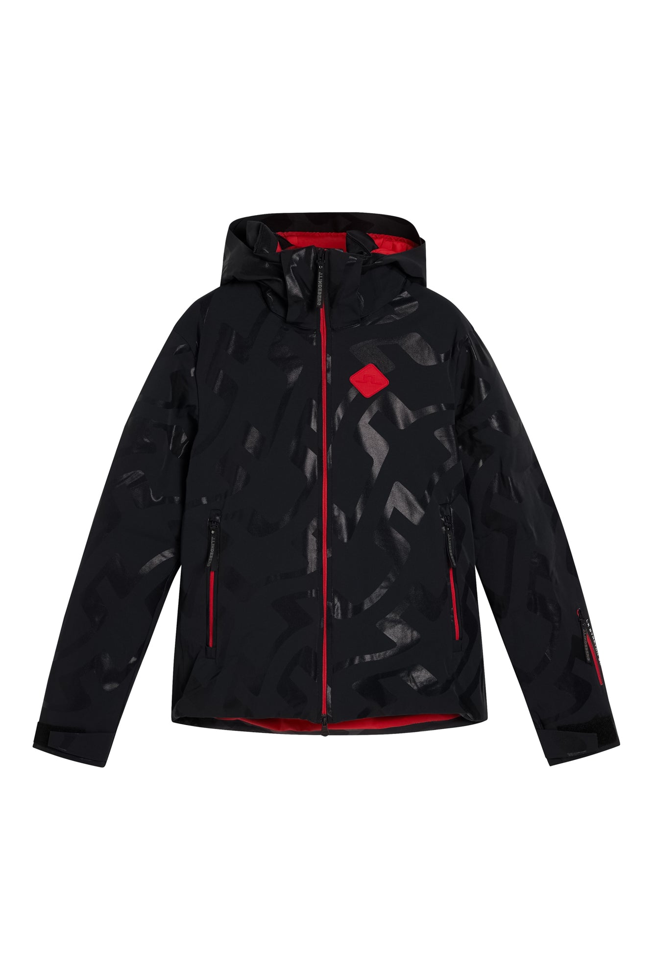 Men | Ray Hybrid Jacket Printed | Bridge Wave Xl Black Gloss