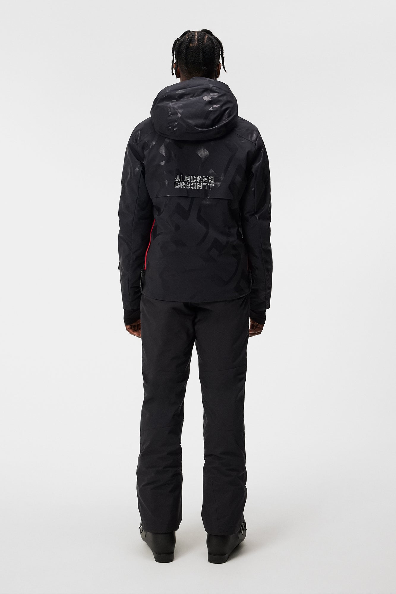 Men | Ray Hybrid Jacket Printed | Bridge Wave Xl Black Gloss