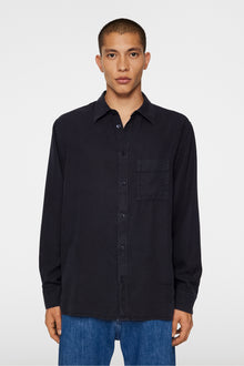 Men | Reg Struct Gmd Tencel Shirt | JL Navy