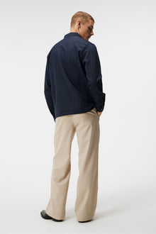 Men | Reid Twill Overshirt | JL Navy
