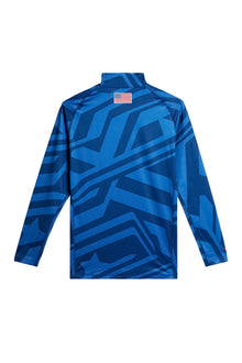 Men | Rene Print Baselayer | US Golf Blue