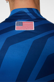 Men | Rene Print Baselayer | US Golf Blue