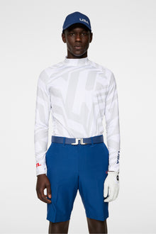 Men | Rene Print Baselayer | US Golf White