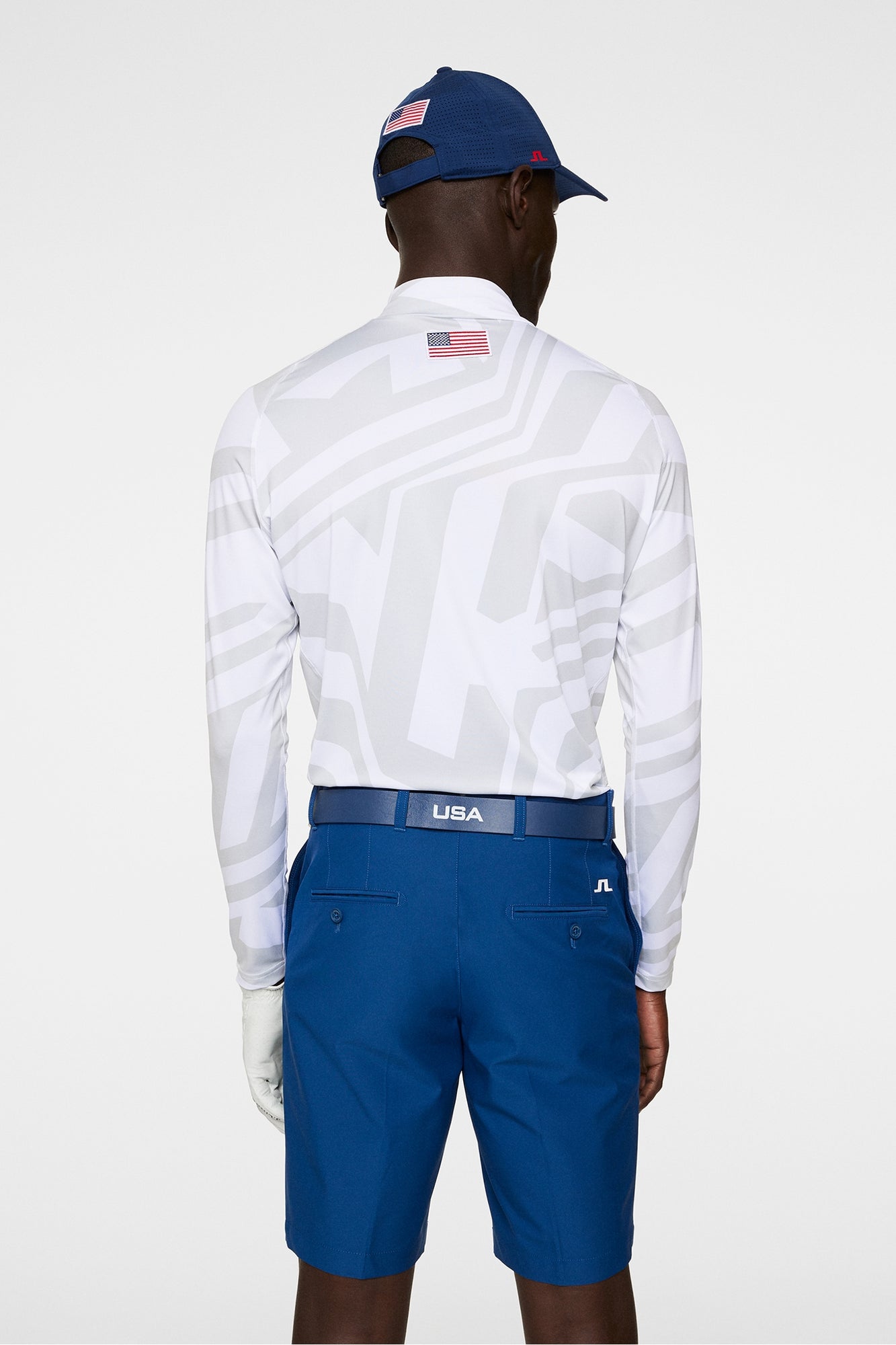 Men | Rene Print Baselayer | US Golf White