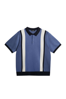 Men | Reymond Stripe Polo | Bijou Blue