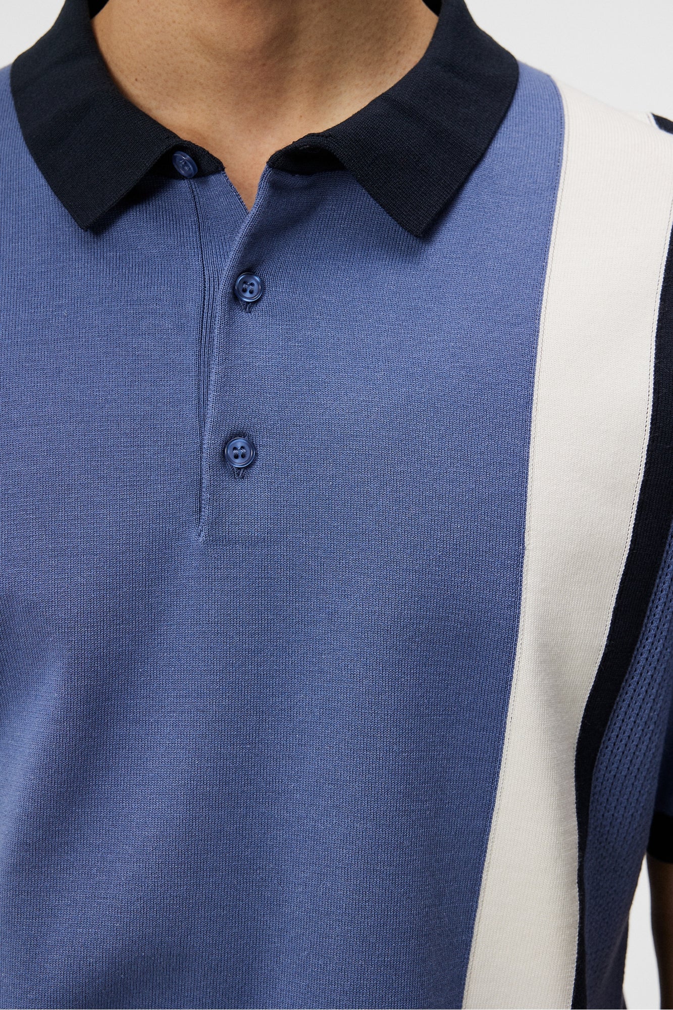Men | Reymond Stripe Polo | Bijou Blue