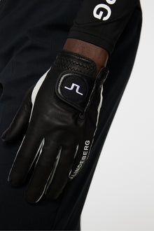Men | Ron Leather Golf Glove A | Black
