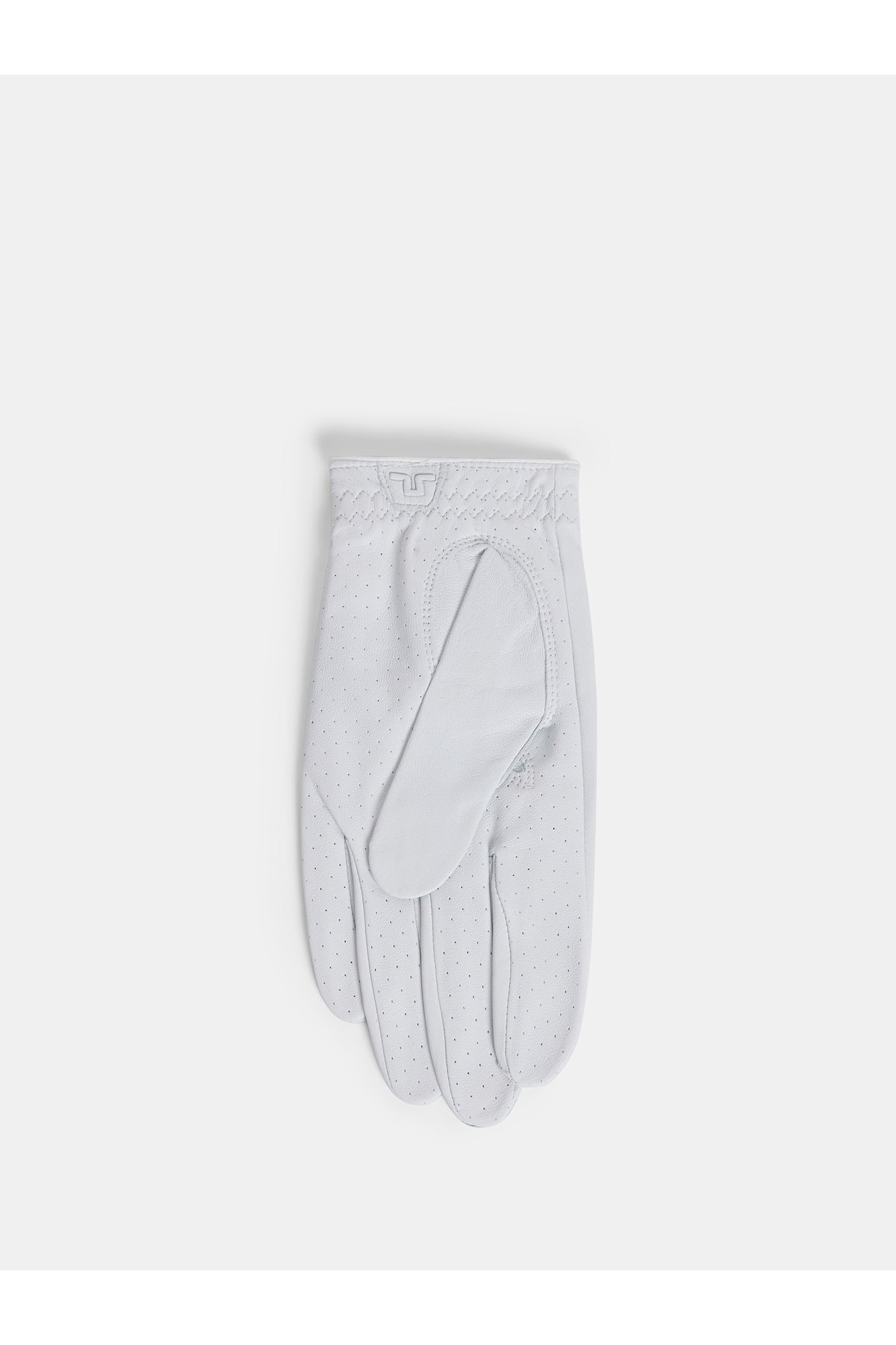 Men | Ron Leather Golf Glove A | White