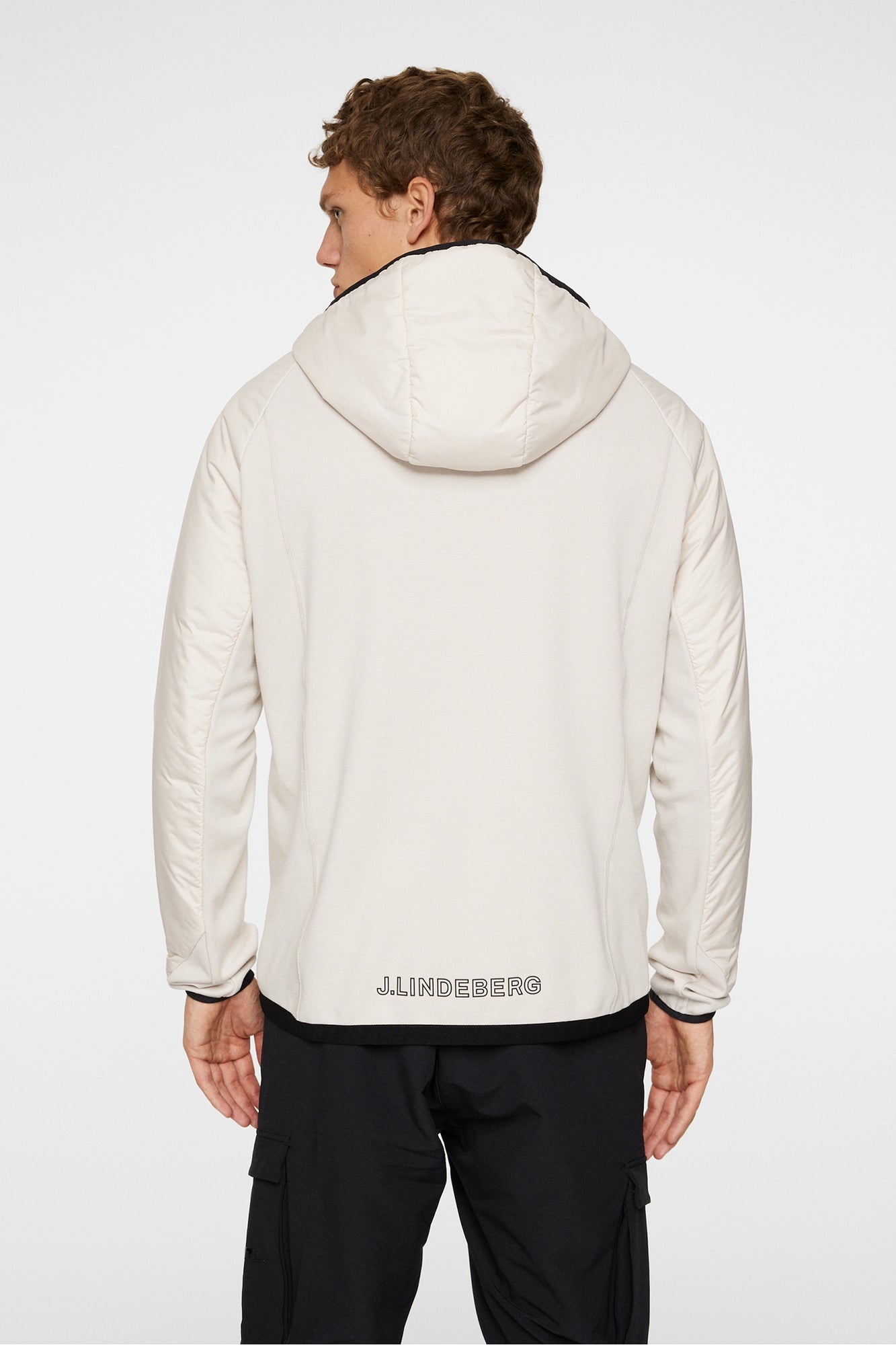 Men | Shawn Hybrid Hooded Jacket | Moonbeam