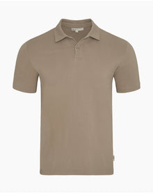 Men | Short Sleeve Pique Polo | Cashew