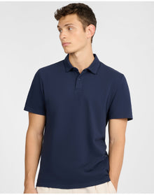 Men | Short Sleeve Pique Polo | Midnight