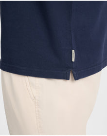 Men | Short Sleeve Pique Polo | Midnight