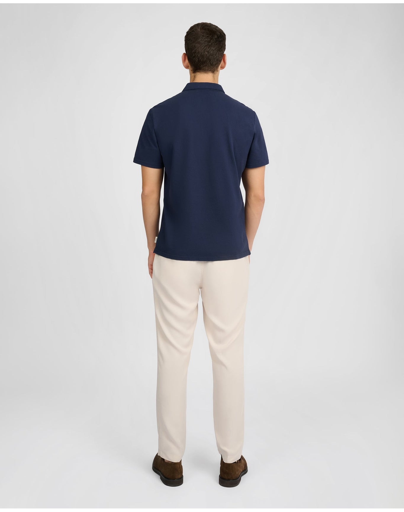 Men | Short Sleeve Pique Polo | Midnight