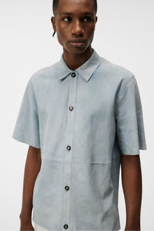 Men | Shorty SS Suede Shirt | Drea | Dream Blue