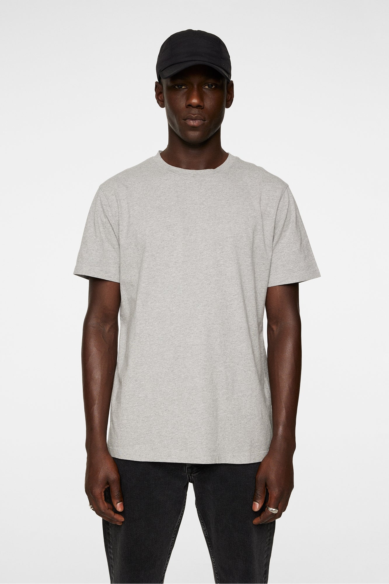 Men | Sid Basic T-Shirt | Light Grey Melange (V1)