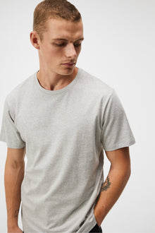 Men | Sid Basic T-Shirt | Light Grey Melange (V2)