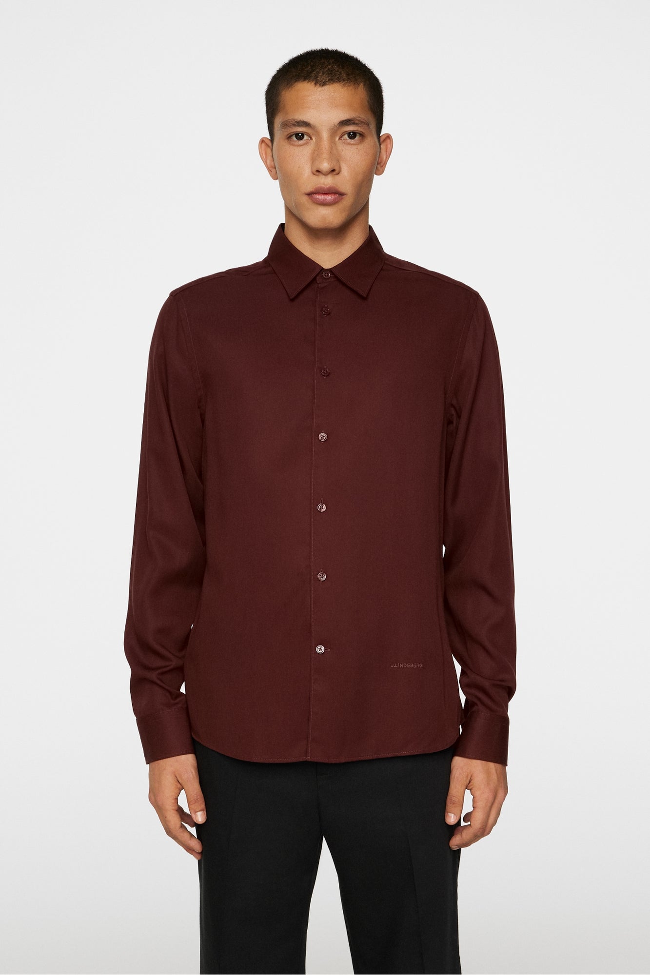 Men | Slils Comfort Tencel Shirt | Bitter Chocolate