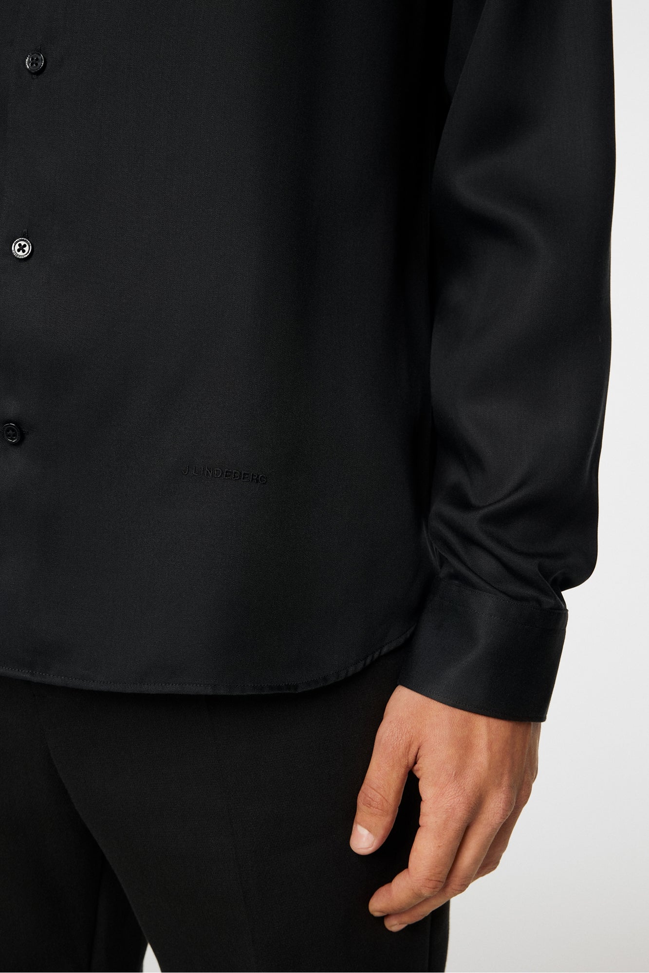 Men | Slils Comfort Tencel Shirt | Black (V2)