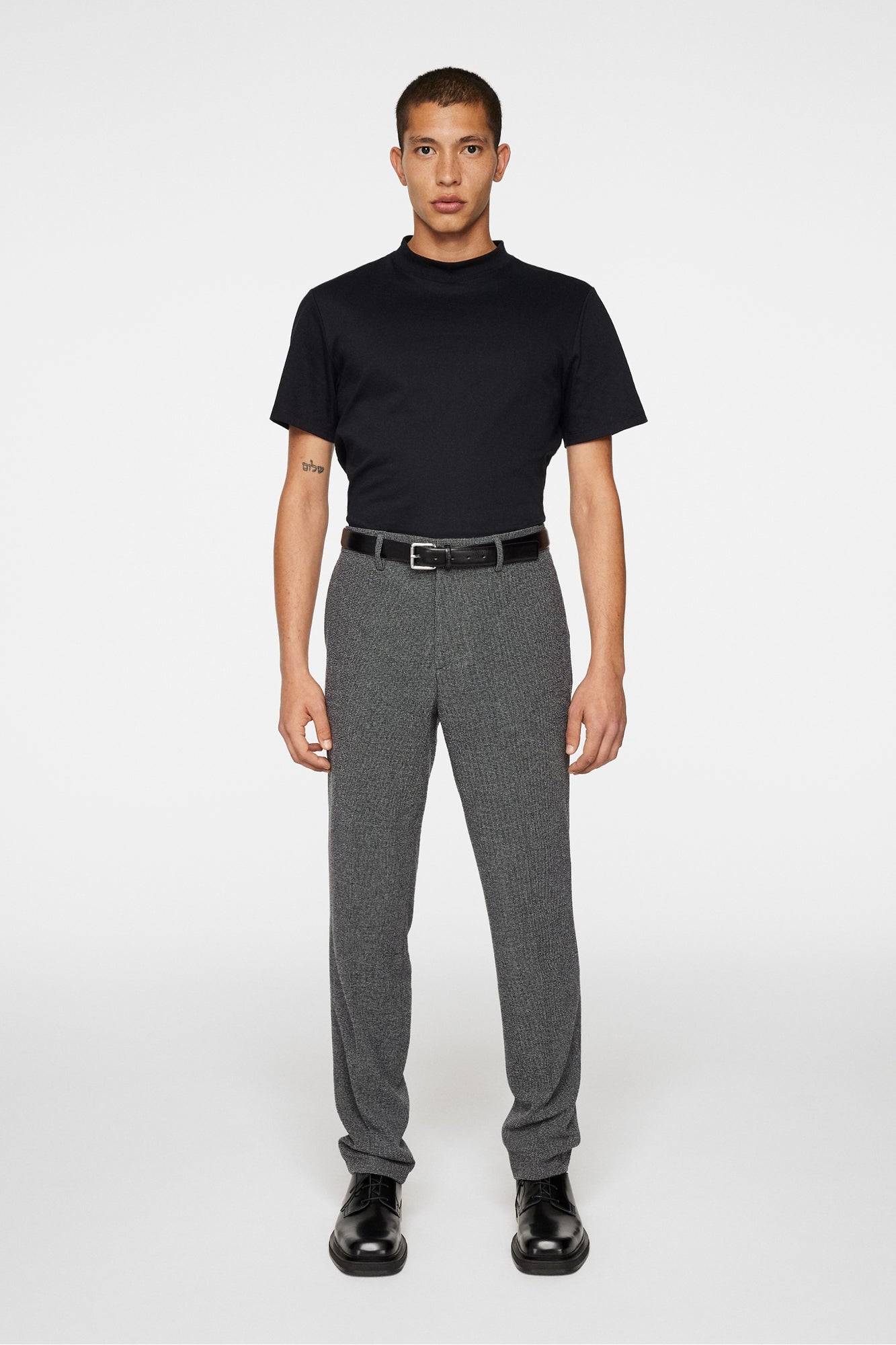 Men | Soren Crinkle Wool Pants | Black