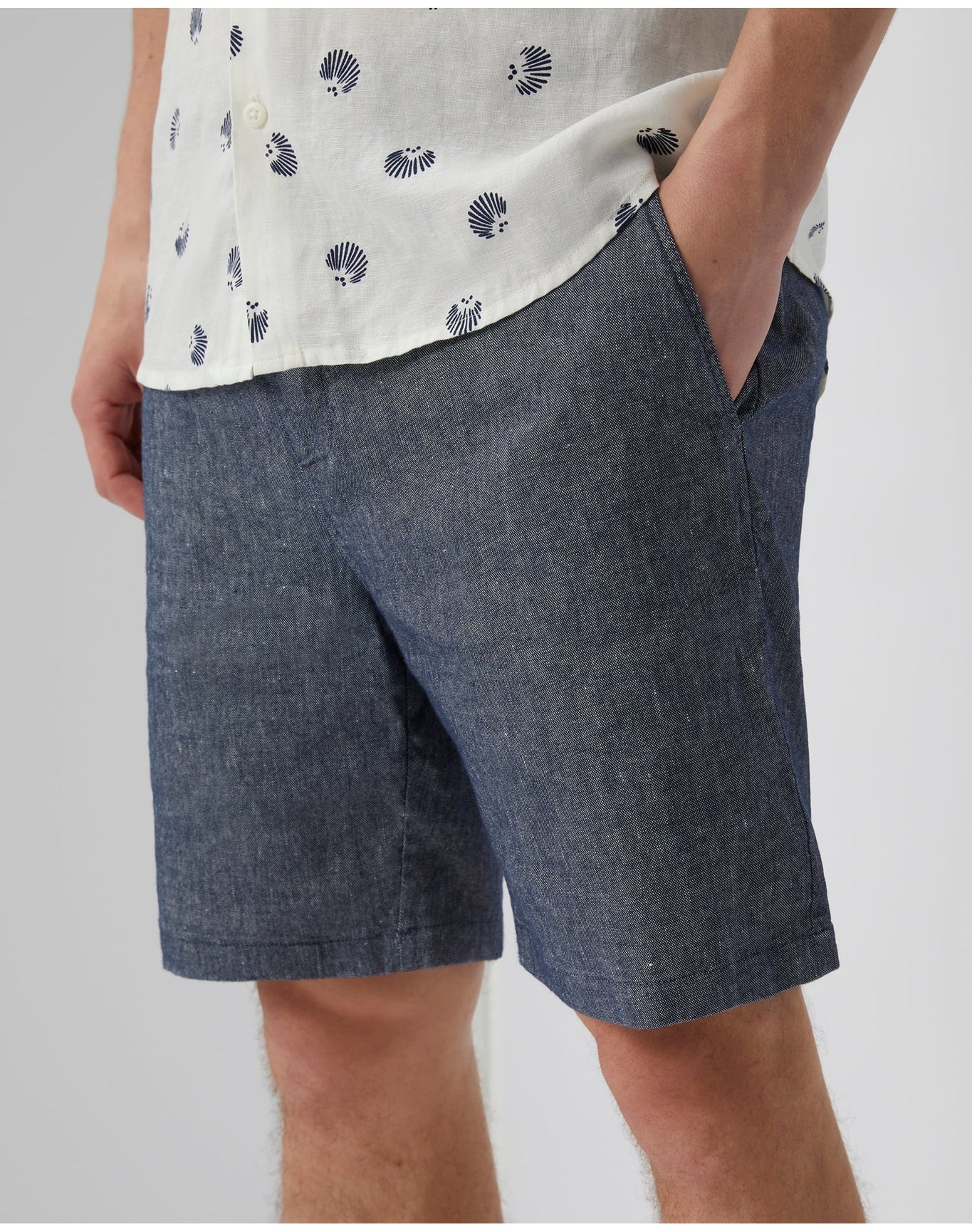 Men | Stretch Canvas Traveler Short | Deep Navy