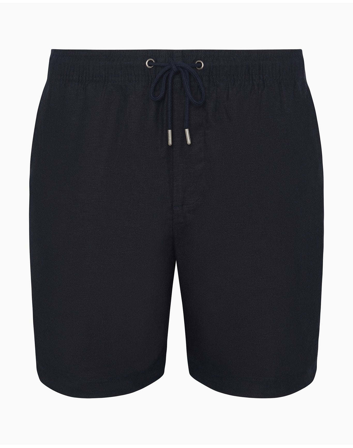 Men | Stretch Linen Pull On Short 6 5" | Midnight