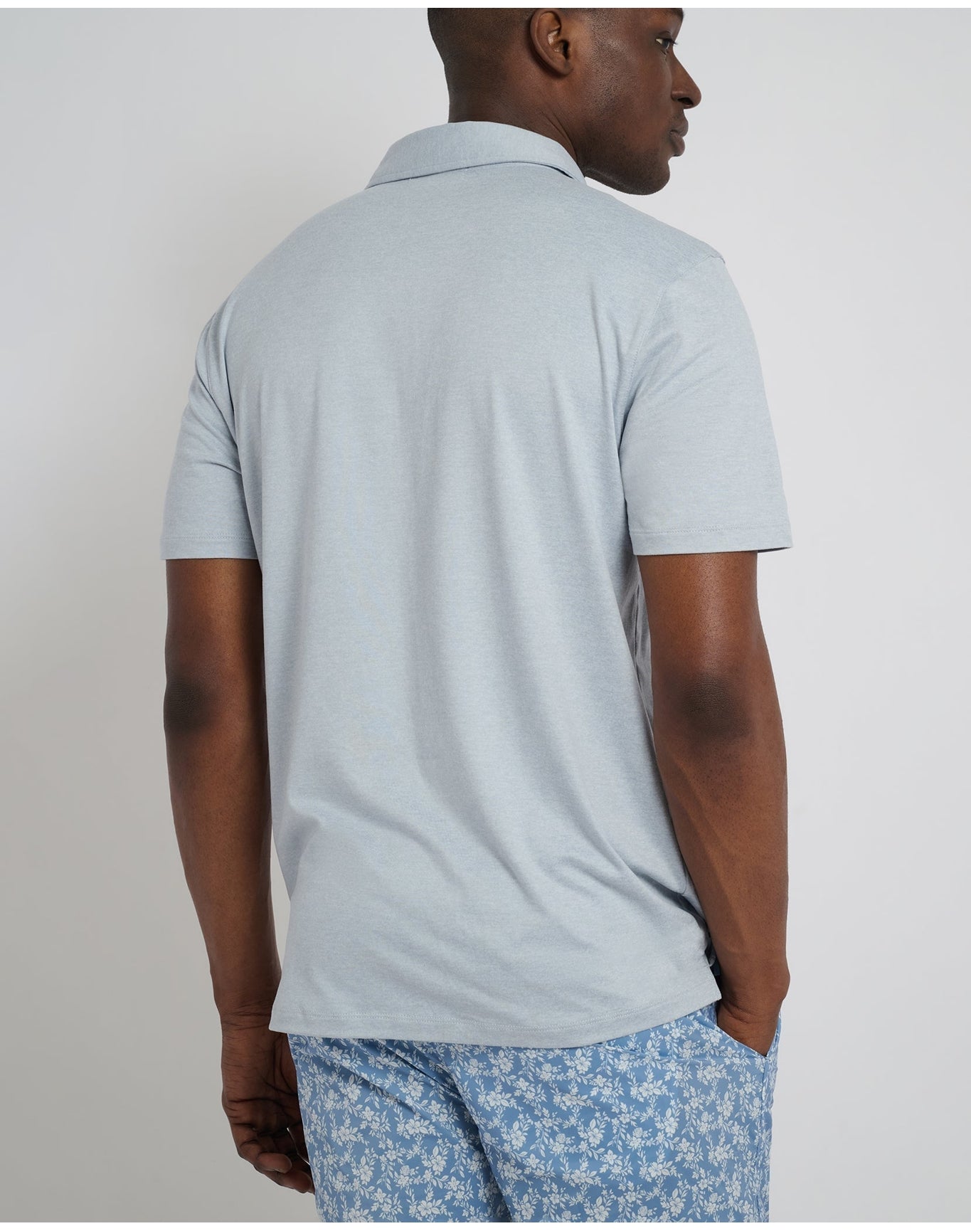 Men | Sun Polo | Sky