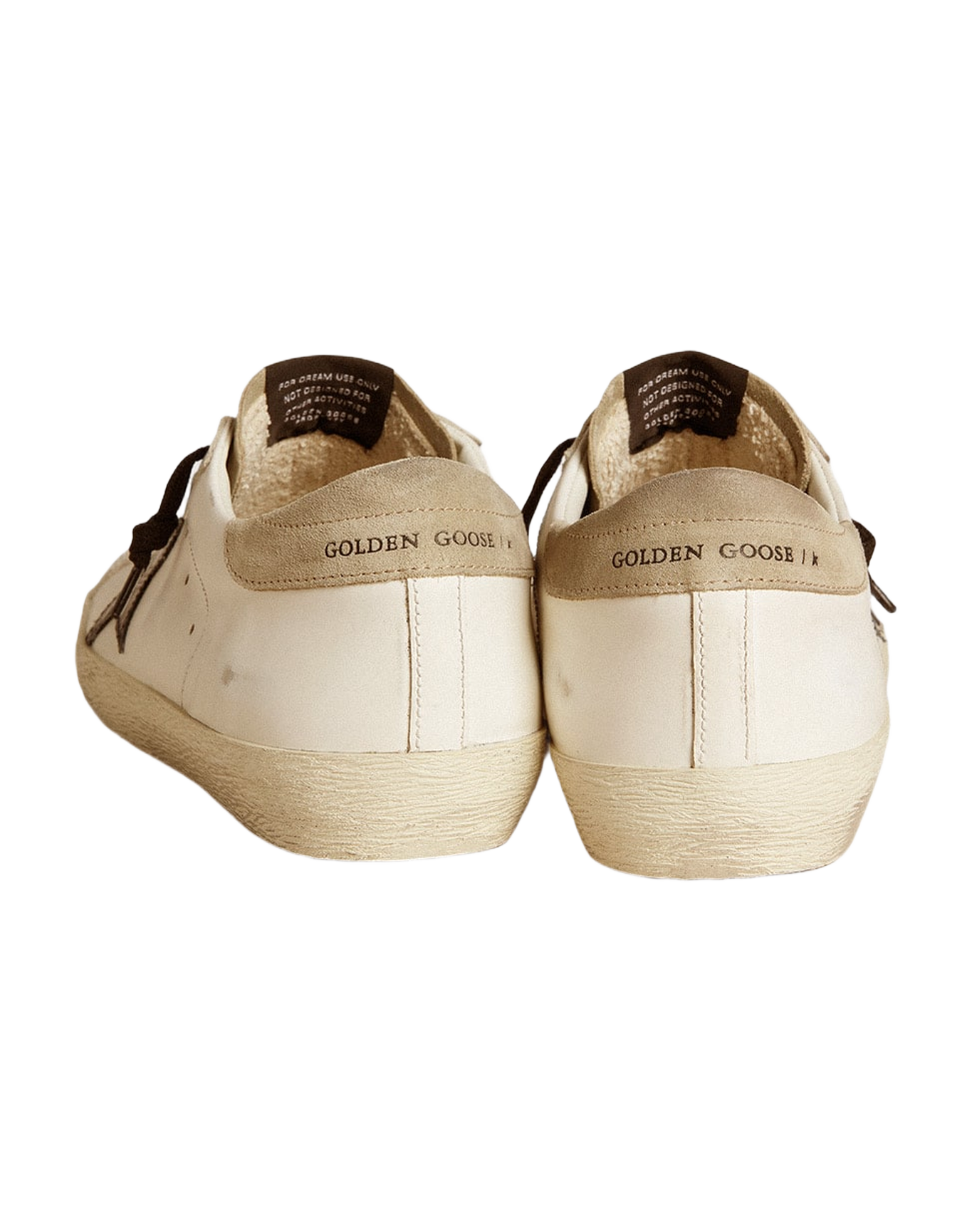 Men | Super-Star Ltd with Black Croc-Print Leather Star & Suede Inserts | White x Black x Taupe
