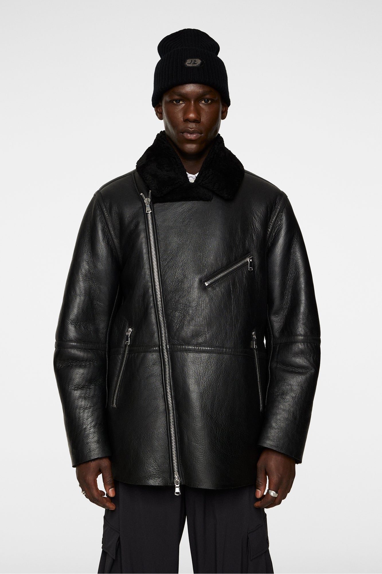 Men | Sutton Shearling Jacket | Black