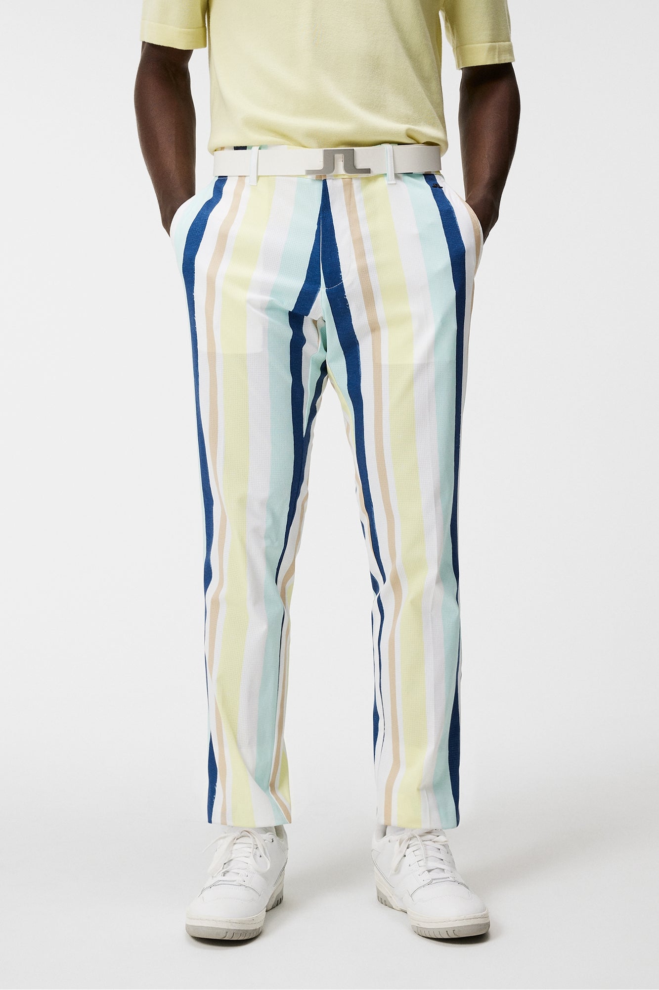 Men | Tiprint Pant | Painted Stripe Wax Yellow