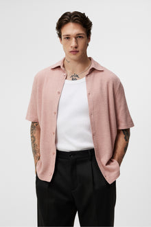 Men | Torpa Airy Structure Shirt | Powder Pink