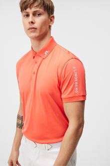 Men | Tour Tech Reg Fit Polo | Hot Coral