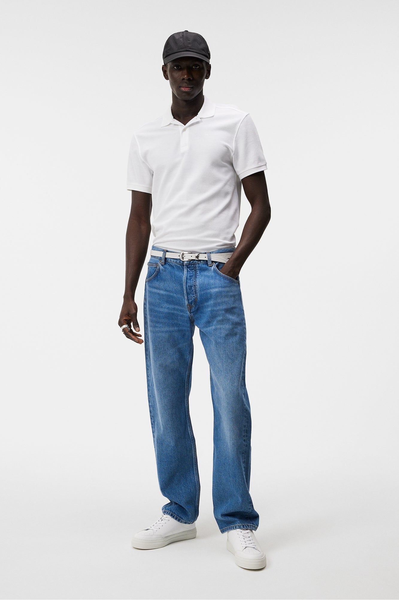 Men | Troy Pique Polo Shirt | White