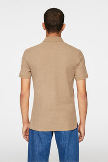 Men | Troy Polo Shirt Seasonal Pique | Tiger Brown Melange