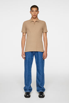 Men | Troy Polo Shirt Seasonal Pique | Tiger Brown Melange