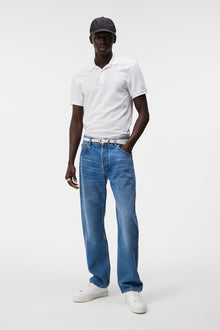 Men | Troy St Pique Polo Shirt | White