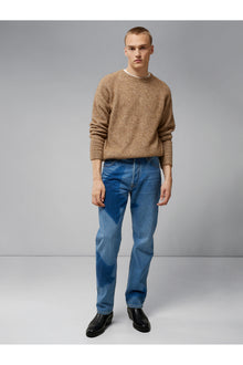 Men | Vance Mohair Blend Creneck | Tiger Brown