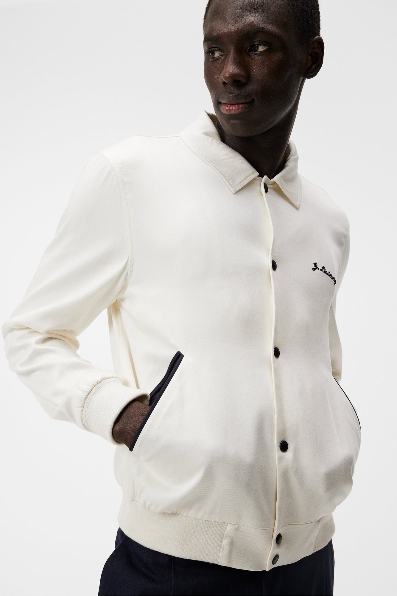 Men | Varez Lyocell Bomber | Cloud White