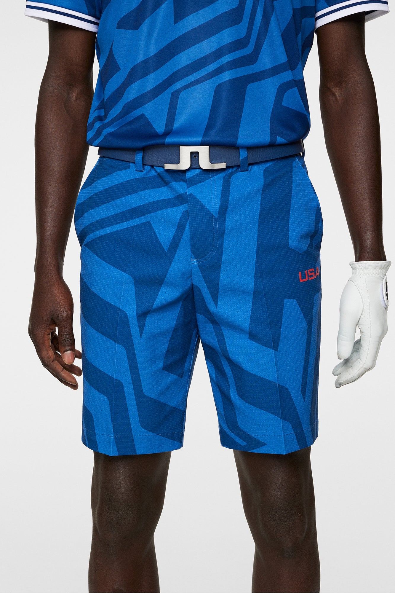 Men | Vent Shorts Print | Us Golf Blue