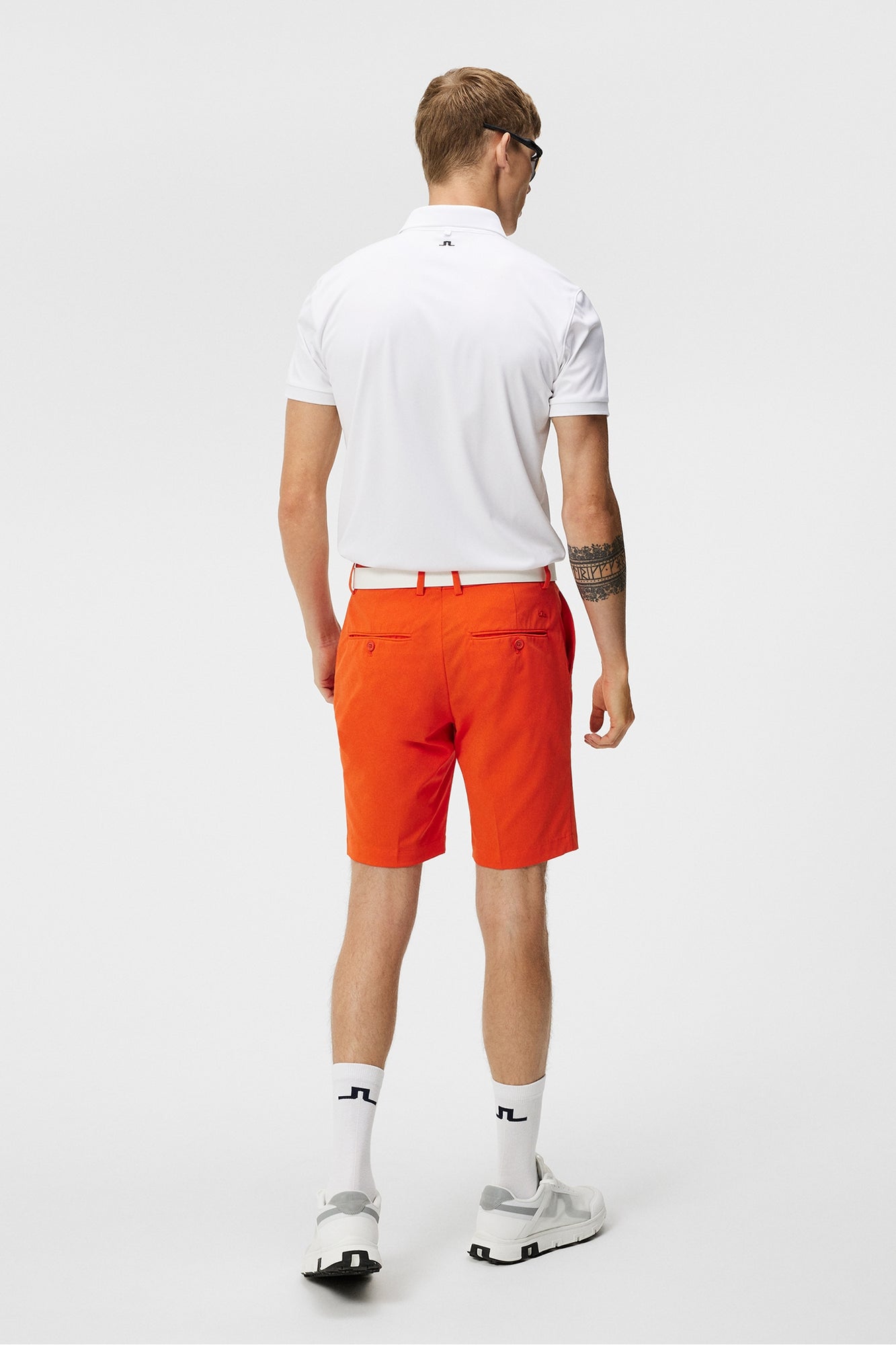 Men | Vent Tight Shorts | Tangerine Tango