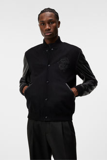 Men | Vince Varsity Jacket | Black