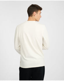 Men | Waffle Crewneck Sweater | Egret