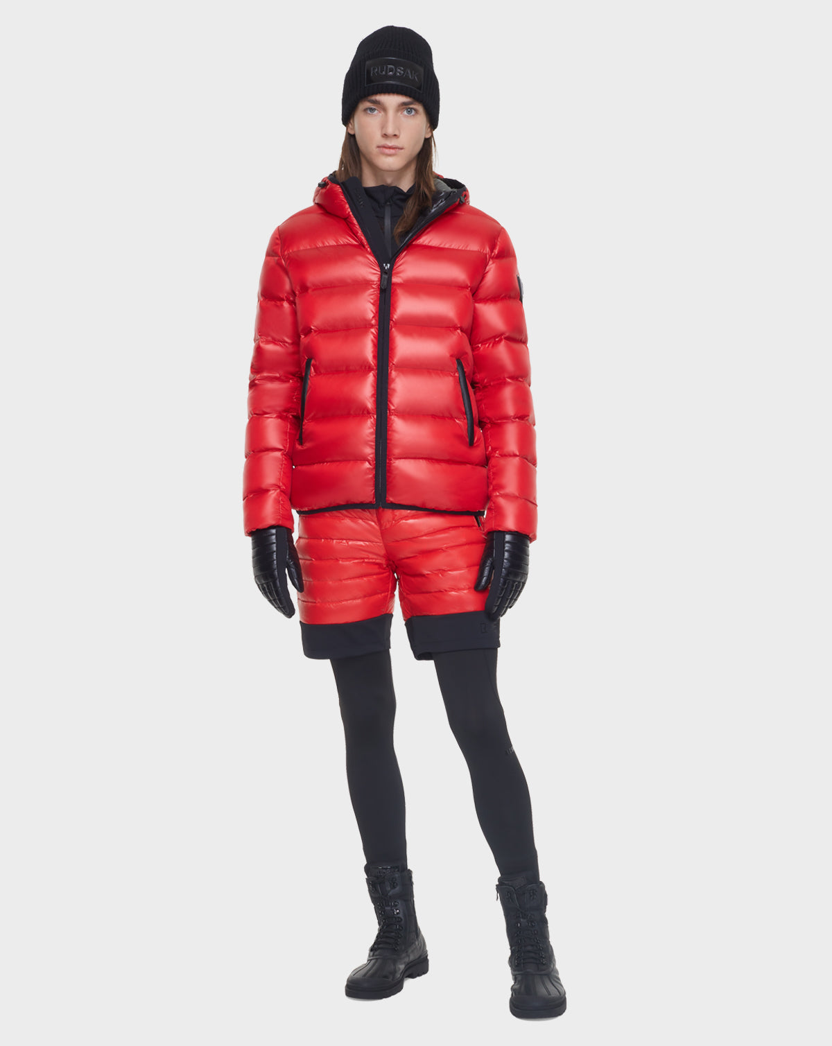 Men | DEMIAN Down Puffer | Poppy Red