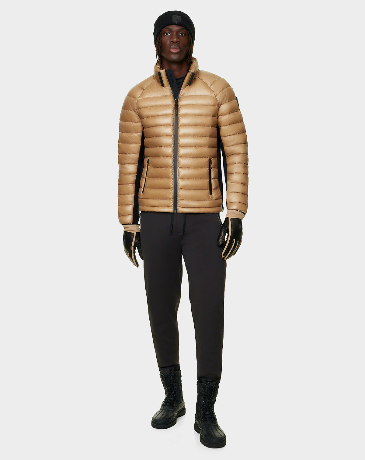 Men | LOUIS Lightweight Down Jacket | Toffee