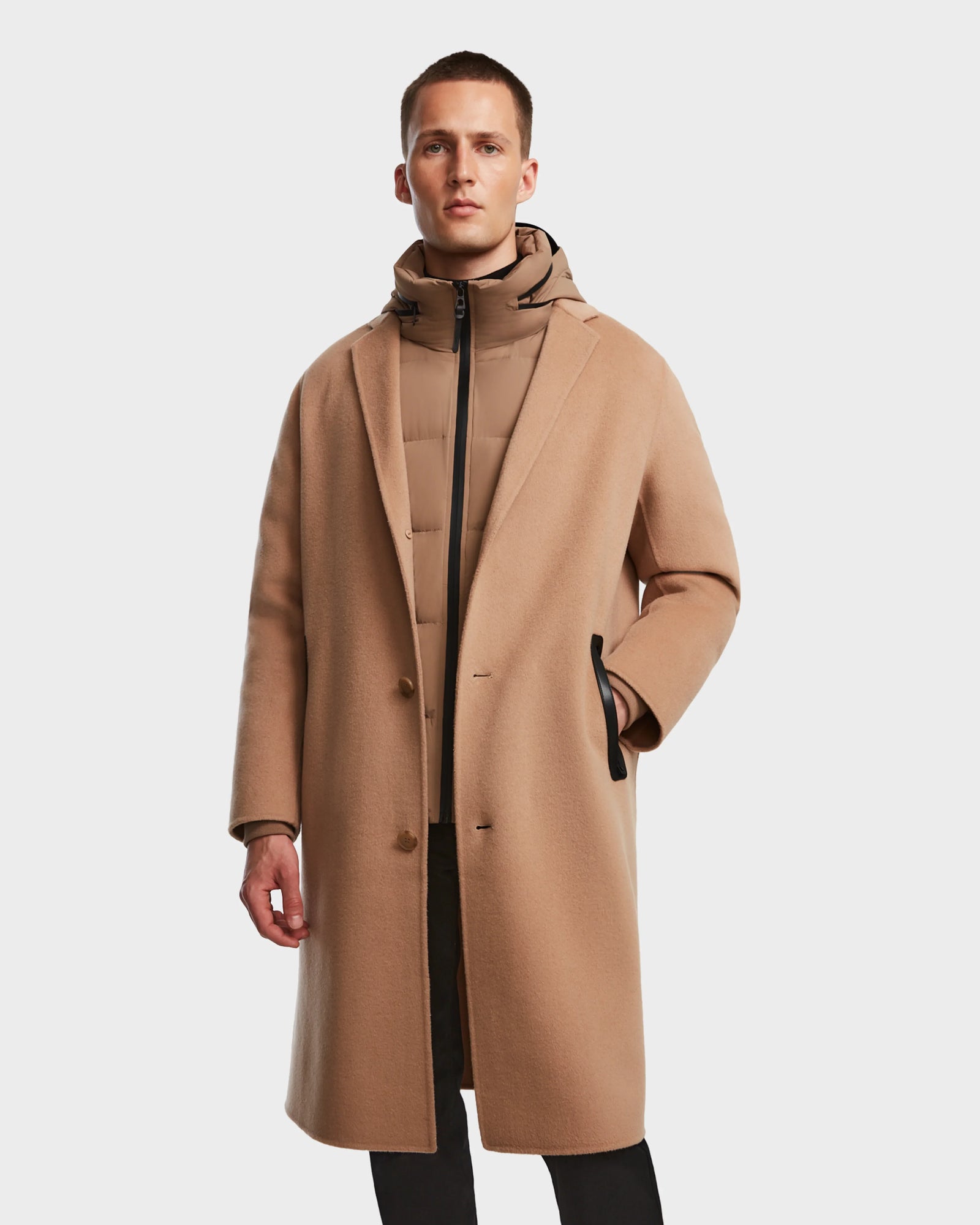 Men | DRAL Wool Jacket | Camel